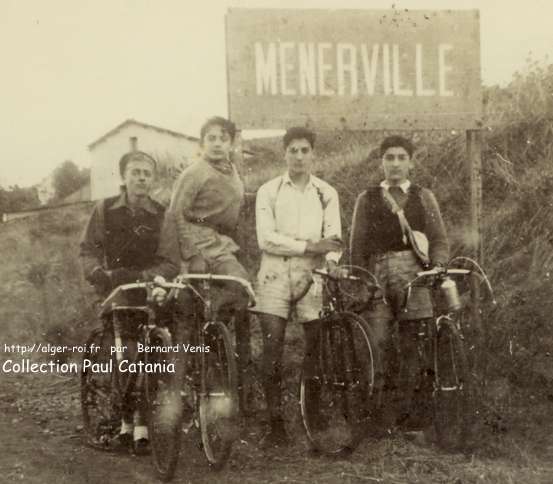 Ils étaient allés à Menerville, en vélo.
